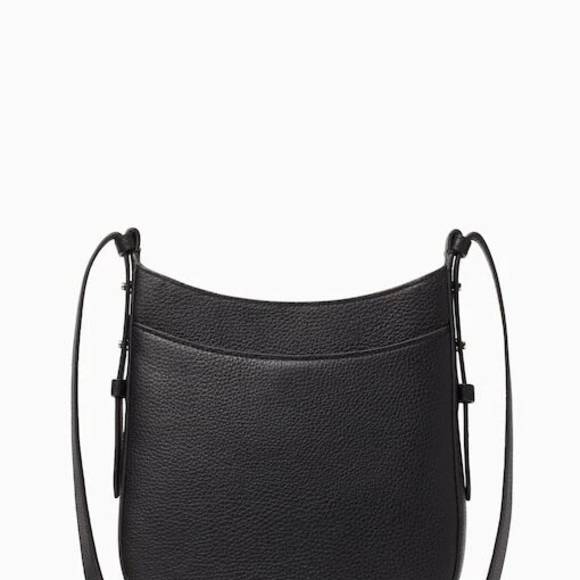 Kate Spade Leila Pebble Leather Elegant Black Crossbody Bag - Picture 3 of 8